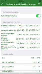 Arterial Blood Gas (Lite) screenshot 4