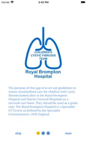 Brompton Cystic Fibrosis Guide screenshot 1