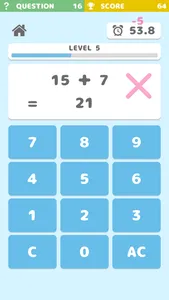 SimpleMath -  Brain training in 30 seconds! screenshot 1