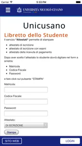 Unicusano screenshot 2