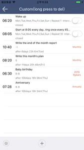 Voice wake alarm screenshot 2