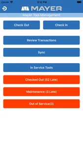 Mayer Tool Management screenshot 1