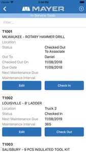 Mayer Tool Management screenshot 2