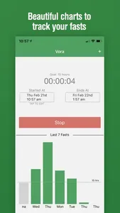 Vora - Fasting Tracker screenshot 2