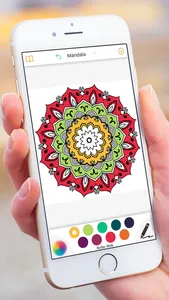 Mandala Coloring Book 4 Adults screenshot 0