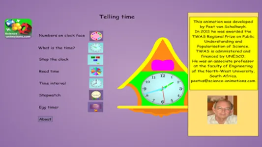 Telling Time Animation screenshot 0