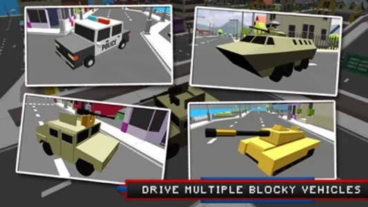 Blocky Police Super Heroes screenshot 3