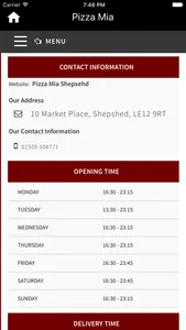 Pizza Mia, Shepshed screenshot 3