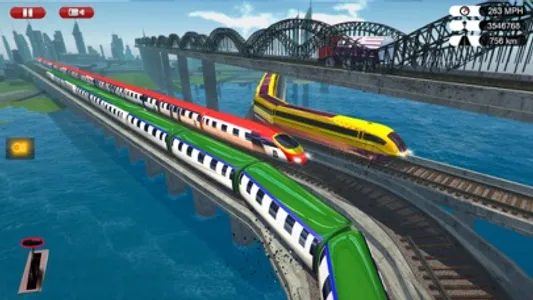 Euro Bullet Train Driving 2017 screenshot 1