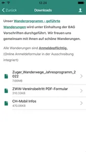 Zuger Wanderwege screenshot 5