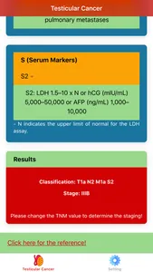 Testicular Cancer Staging screenshot 1