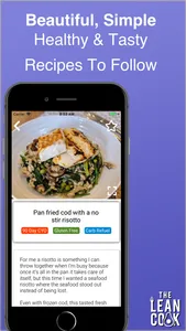 The Lean Cook Healthy Recipes screenshot 1