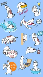 Sleepless Dog Stickers screenshot 1