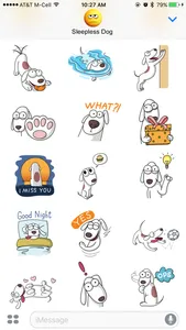 Sleepless Dog Stickers screenshot 3