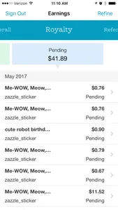 Earnings by Zazzle screenshot 1