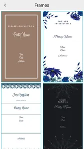 Custom Party Invitation Card screenshot 1