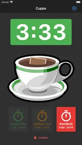 Cuppa - Tea Timer screenshot 1