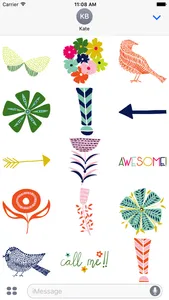 Pretty Happy Stickers screenshot 1