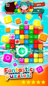 Toy cubes collapse: Tap crunch screenshot 1