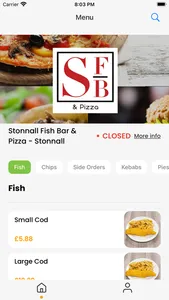 Stonnall Fish Bar & Pizza screenshot 0