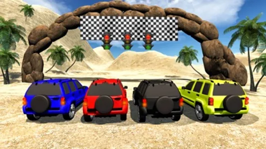 Desert Driving: Offroad Luxury Prado 3D screenshot 1