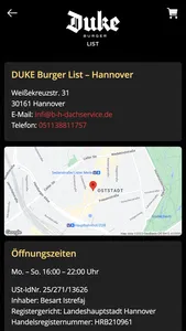 Duke Burger Hannover screenshot 3