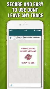 Secret disappearing messages screenshot 1