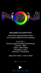 Clear Pitch Perfect Pitch Pro screenshot 0