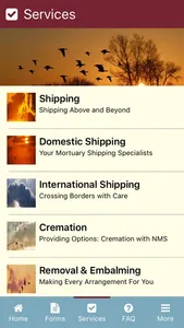 National Mortuary Shipping & Cremation screenshot 2