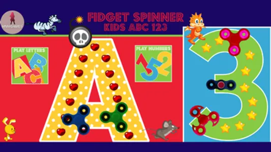 Fidget Spinner Kids ABC 123 screenshot 0