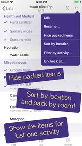 PackCheck Packing List screenshot 6