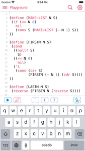My Lisp screenshot 1