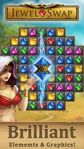 Jewel Swap -Magic Match 3 game screenshot 1