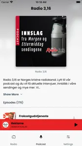 Radio 3,16 screenshot 1