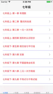 初中数学总结大全 screenshot 0