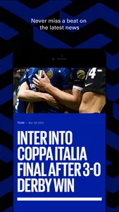 Inter Official App screenshot 1