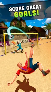 Shoot 2 Goal - Beach Soccer screenshot 0