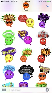 Bubblelingo Emoji Speech Bubbles screenshot 1
