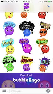 Bubblelingo Emoji Speech Bubbles screenshot 2