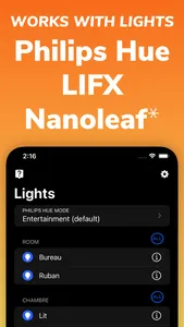 iLightShow for Philips Hue screenshot 1