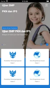 Ujian SMP PKN dan IPS screenshot 0