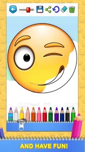 Emoticon Coloring book screenshot 4