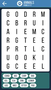 Word Search Brain Puzzle screenshot 1