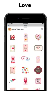 Love Cards - stickers & emoji screenshot 0