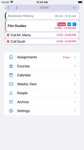 Assignments for iPhone screenshot 6