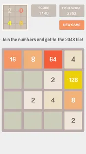 2048 4x4 - Number Puzzle Classic Game screenshot 1