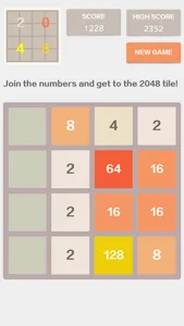 2048 4x4 - Number Puzzle Classic Game screenshot 4