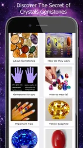 Chakra Birthstones Crystals Astrology Horoscope screenshot 0