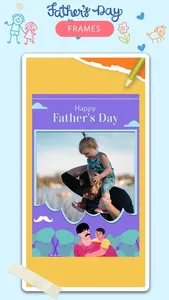 Happy Fathers day photo frame screenshot 3