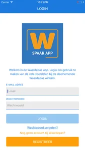 Waardepas Klantenkaart App screenshot 1